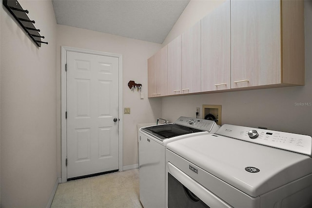 1007 Diego Ct, The Villages, FL 32159 - washroom featuring cabinet space and washing machine and dryer