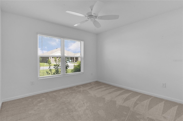 6949 Minchew Cir, The Villages, FL 34762 - empty room featuring carpet flooring and ceiling fan