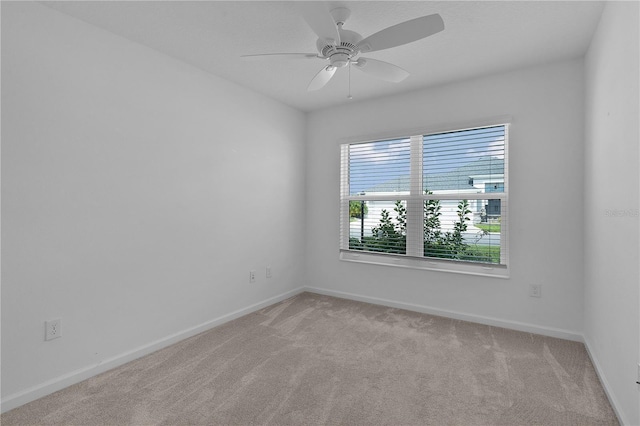 6949 Minchew Cir, The Villages, FL 34762 - carpeted empty room featuring baseboards and ceiling fan