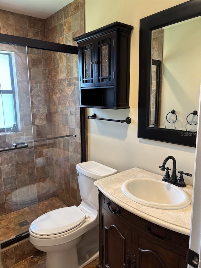 7186 N Whippoorwill Ter, Hernando, FL 34442 - full bath featuring vanity and a stall shower