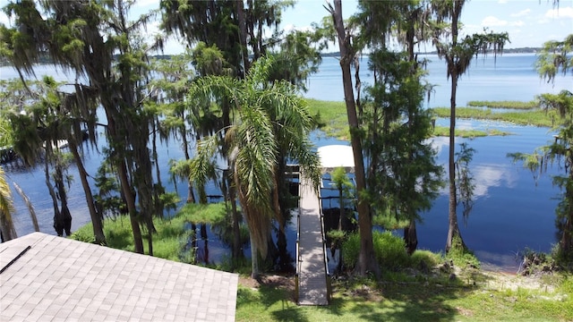 11401 Cypress Dr, Clermont, FL 34711 - dock featuring a water view