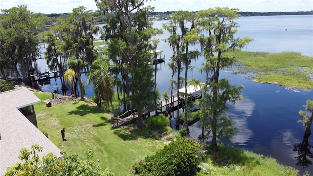 11401 Cypress Dr, Clermont, FL 34711 - dock featuring a water view