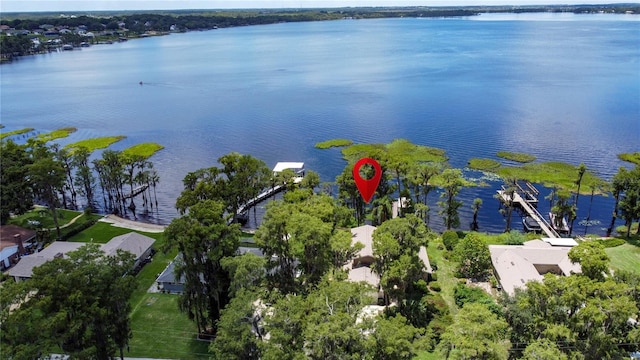 11401 Cypress Dr, Clermont, FL 34711 - drone / aerial view of a large body of water