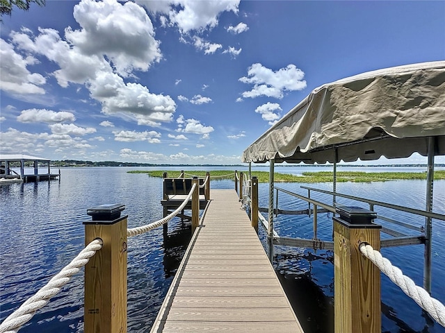 11401 Cypress Dr, Clermont, FL 34711 - dock area featuring a water view