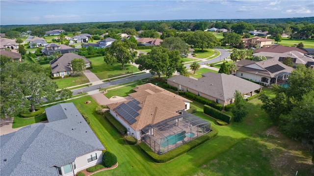 aerial perspective of suburban area