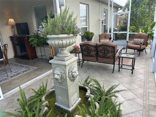 12183 SE 178th St, Summerfield, FL 34491 - view of patio with an outdoor hangout area