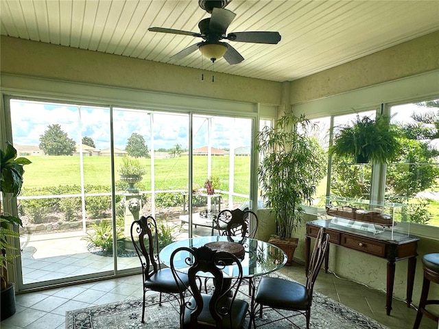 12183 SE 178th St, Summerfield, FL 34491 - sunroom featuring tile patterned flooring