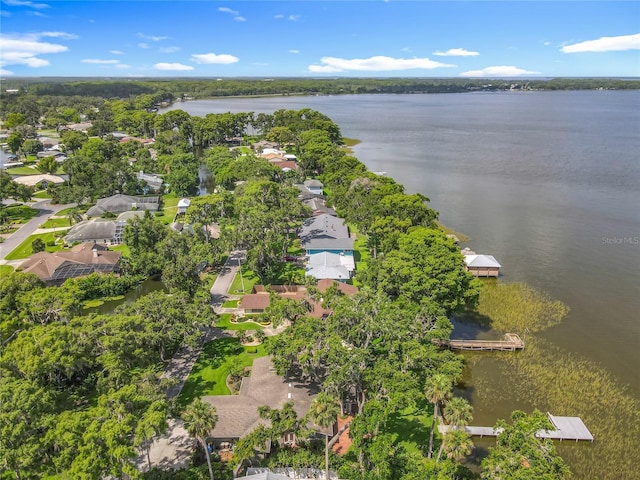504 Banning Beach Rd, Tavares, FL 32778 - aerial perspective of suburban area with a nearby body of water