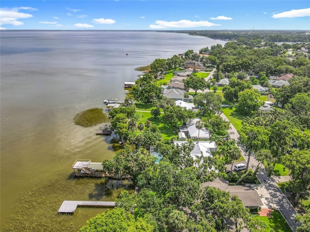 504 Banning Beach Rd, Tavares, FL 32778 - aerial perspective of suburban area with a large body of water