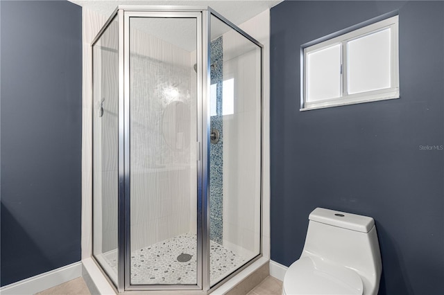 9790 SE 175th St, Summerfield, FL 34491 - full bathroom featuring a stall shower and tile patterned floors