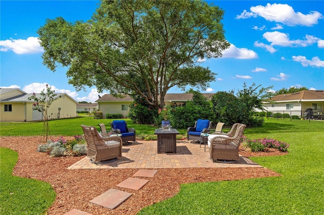 9790 SE 175th St, Summerfield, FL 34491 - view of green lawn with a patio