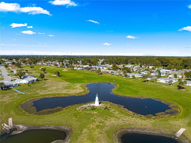 9790 SE 175th St, Summerfield, FL 34491 - aerial perspective of suburban area featuring a nearby body of water and a golf club