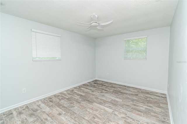 25 Jule Rd, Macclenny, FL 32063 - unfurnished room featuring light wood-style flooring, ceiling fan, and a textured ceiling
