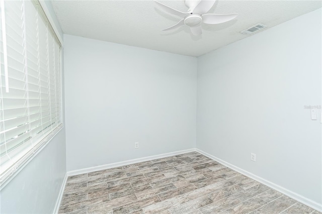 25 Jule Rd, Macclenny, FL 32063 - spare room with ceiling fan, wood finished floors, and a textured ceiling