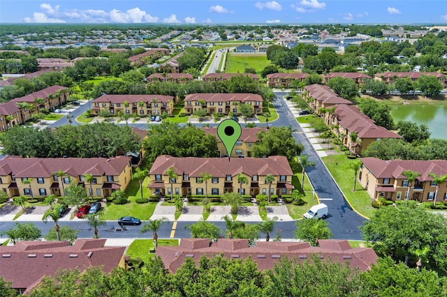 624 Terra Lago St, Davenport, FL 33897 - aerial view of residential area featuring a nearby body of water