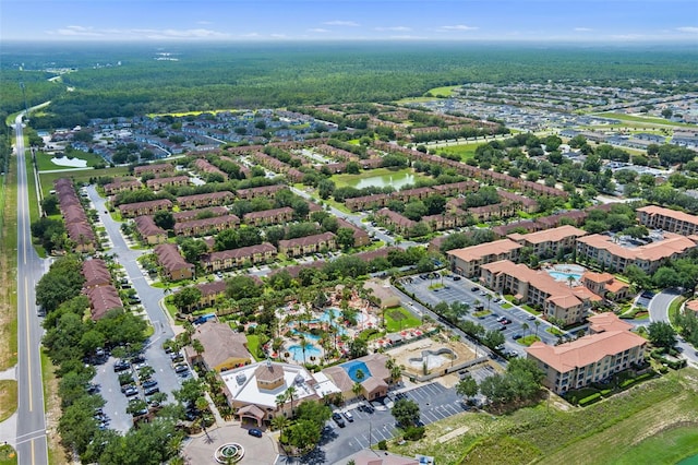624 Terra Lago St, Davenport, FL 33897 - aerial view of property and surrounding area featuring a large body of water