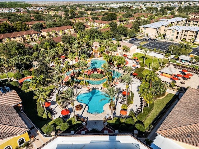 624 Terra Lago St, Davenport, FL 33897 - bird's eye view of a pool area