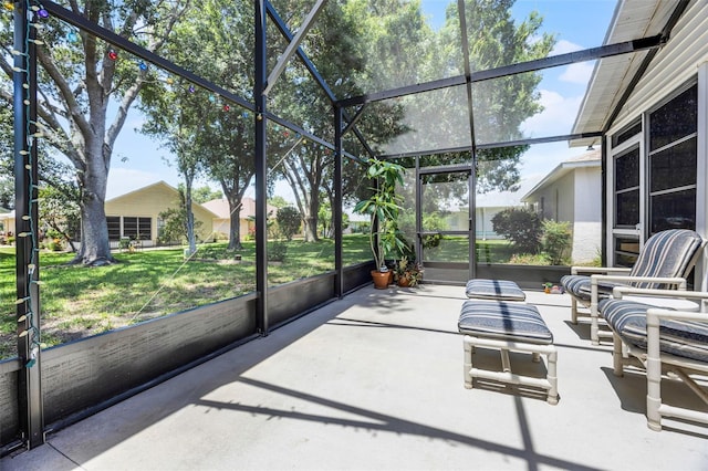 5507 Laver St, Leesburg, FL 34748 - unfurnished sunroom featuring plenty of natural light