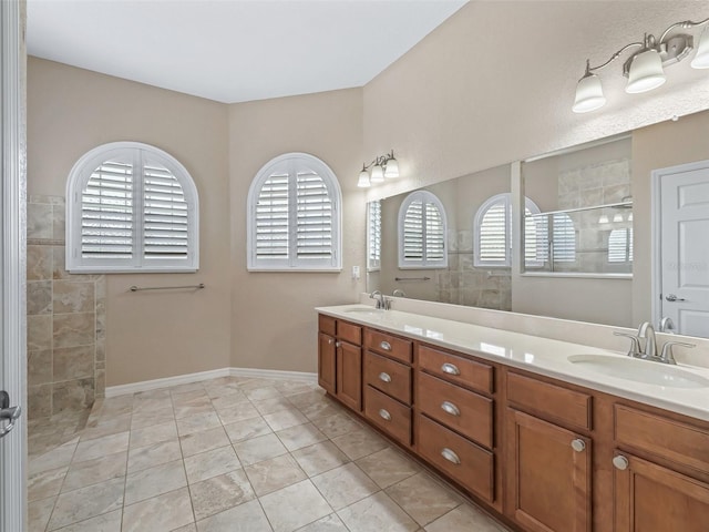 10927 SE 168th Loop, Summerfield, FL 34491 - full bath featuring plenty of natural light, double vanity, and walk in shower