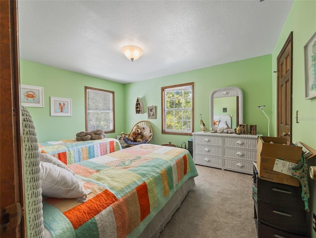 15733 Tower View Dr, Clermont, FL 34711 - carpeted bedroom featuring a textured ceiling