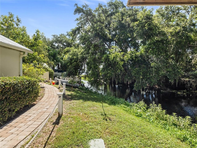 15733 Tower View Dr, Clermont, FL 34711 - view of yard featuring a water view and view of scattered trees