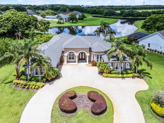 7303 Spring Mountain Ln, Yalaha, FL 34797 - view of subject property with a nearby body of water