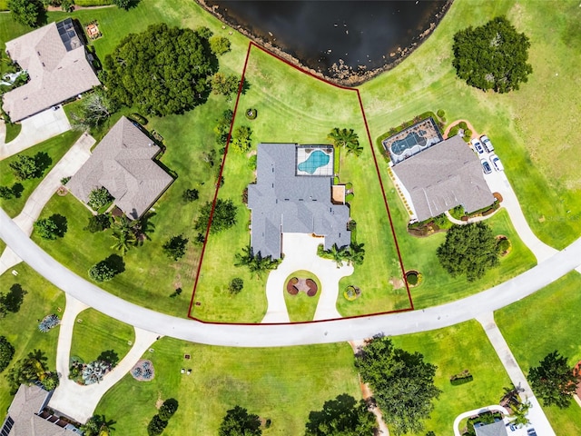 7303 Spring Mountain Ln, Yalaha, FL 34797 - view of property location with property boundaries highlighted