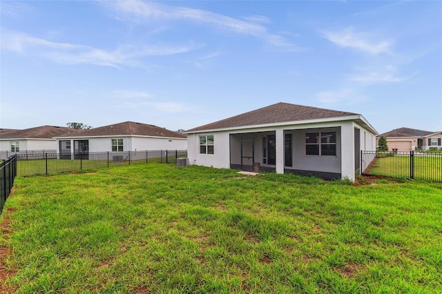 4701 NW 51st Terrace Rd, Ocala, FL 34482 - rear view of house featuring stucco siding and a fenced backyard