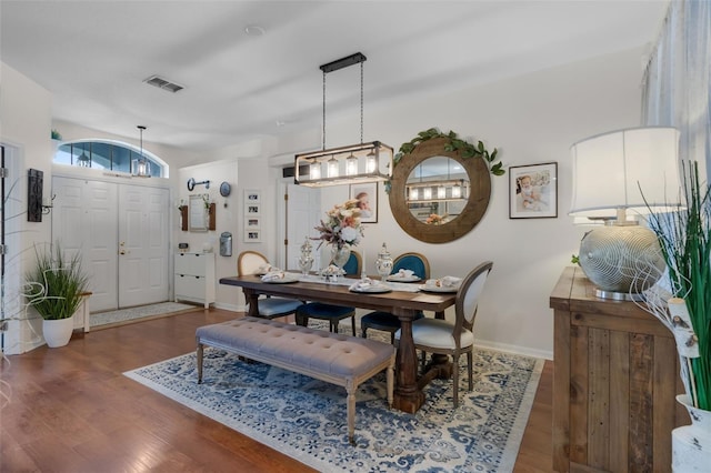 14708 Timucua Pl, Clermont, FL 34711 - dining space featuring wood finished floors and baseboards