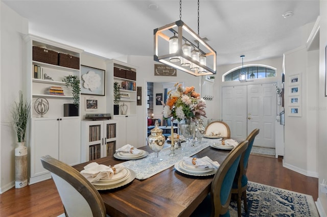 14708 Timucua Pl, Clermont, FL 34711 - dining space with dark wood-style floors