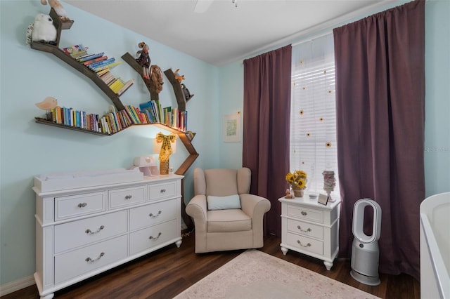 14708 Timucua Pl, Clermont, FL 34711 - living area with dark wood-style flooring