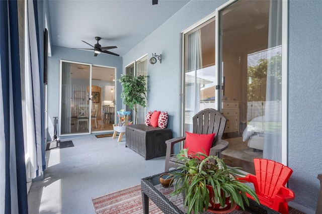 14708 Timucua Pl, Clermont, FL 34711 - view of patio / terrace featuring ceiling fan