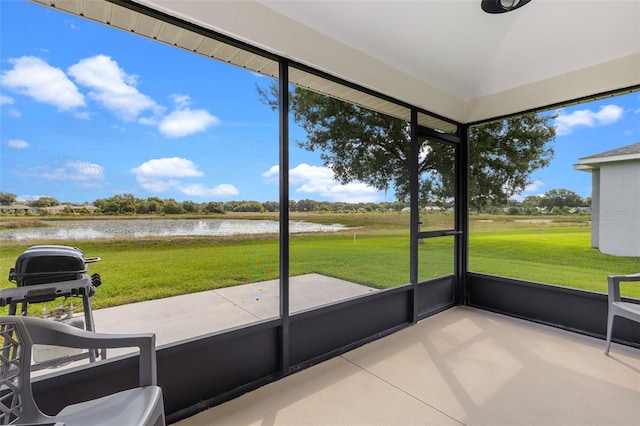 5715 Illumination Ln, Leesburg, FL 34748 - sunroom / solarium with a water view