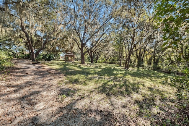 5715 Illumination Ln, Leesburg, FL 34748 - view of green lawn featuring a gazebo