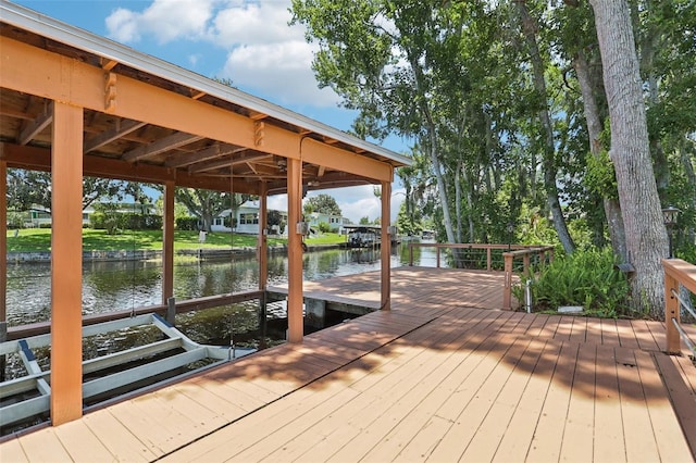 2512 Baywater Rd, Tavares, FL 32778 - dock featuring a water view