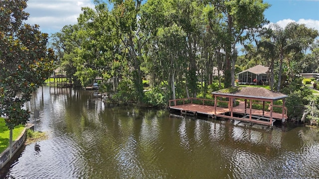 2512 Baywater Rd, Tavares, FL 32778 - dock with a water view