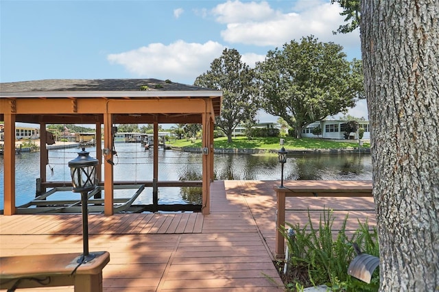2512 Baywater Rd, Tavares, FL 32778 - dock featuring a water view