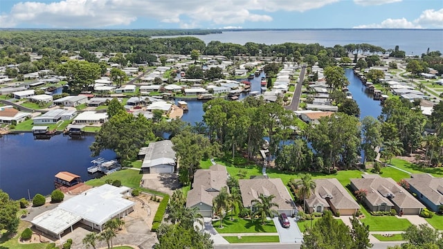 2512 Baywater Rd, Tavares, FL 32778 - aerial view of residential area with a nearby body of water