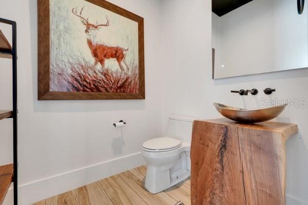 10711 County Road 561, Clermont, FL 34711 - bathroom featuring vanity and wood finished floors