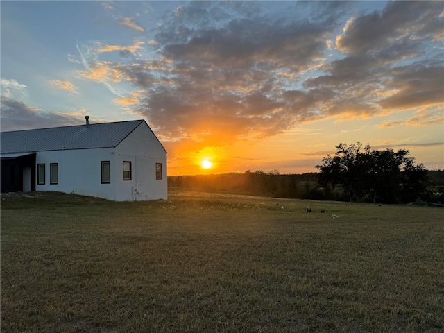 10711 County Road 561, Clermont, FL 34711 - yard at dusk featuring a lawn