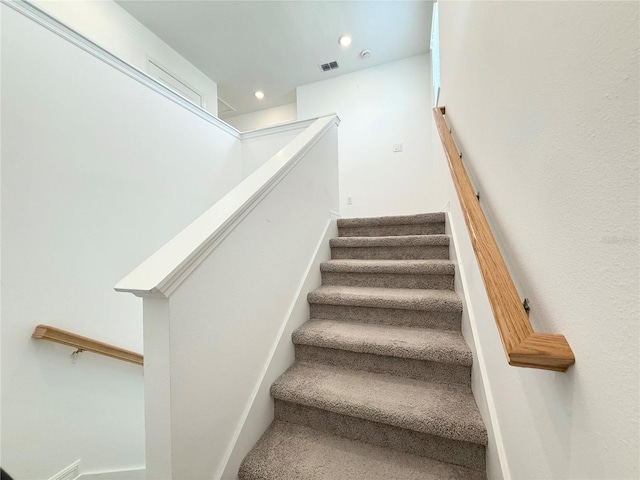 1138 Calico Pointe Cir, Groveland, FL 34736 - stairs with recessed lighting