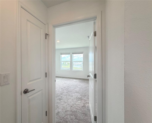 1138 Calico Pointe Cir, Groveland, FL 34736 - corridor with carpet flooring and baseboards