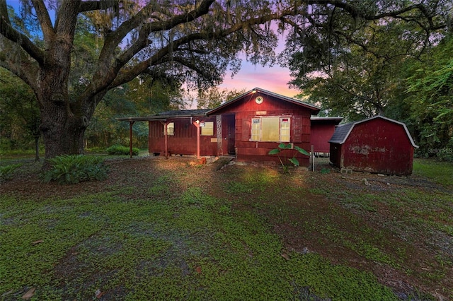 54544 Buckhorn Rd, Astor, FL 32102 - view of front facade with a shed