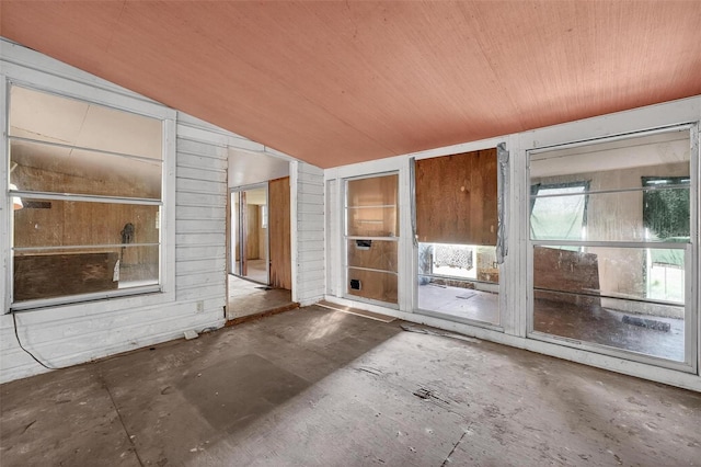 54544 Buckhorn Rd, Astor, FL 32102 - unfurnished sunroom with lofted ceiling