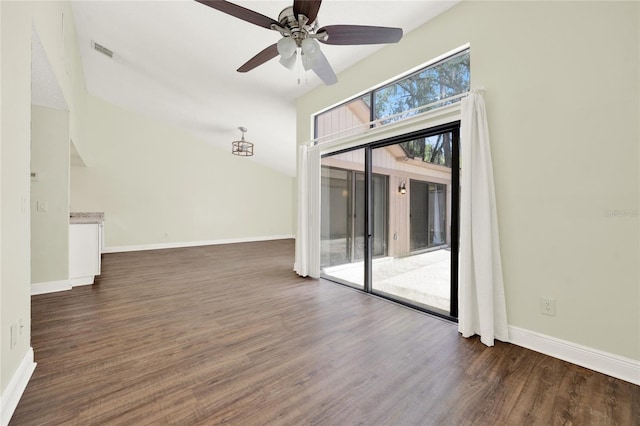 2815 Spyglass Cv, Longwood, FL 32779 - unfurnished room featuring wood finished floors and ceiling fan