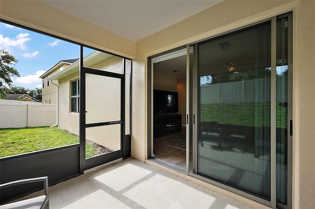 20945 Oldenburg Loop, Mount Dora, FL 32757 - view of unfurnished sunroom