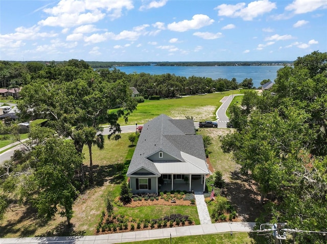 622 W 11th Ave, Mount Dora, FL 32757 - aerial view of property and surrounding area featuring a nearby body of water