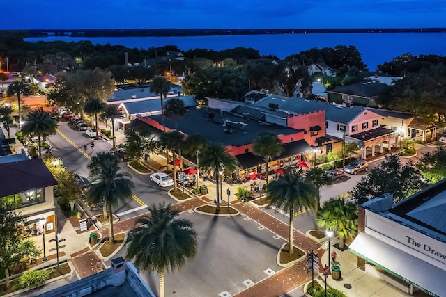 622 W 11th Ave, Mount Dora, FL 32757 - aerial view at twilight