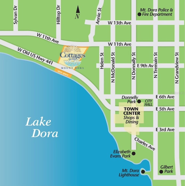 622 W 11th Ave, Mount Dora, FL 32757 - map / location