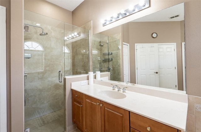 4548 Barrister Dr, Clermont, FL 34711 - full bath with vanity and a stall shower